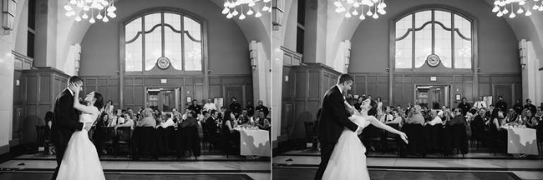 University of Michigan North Quad Dining Hall Wedding | Nicole Haley Photography