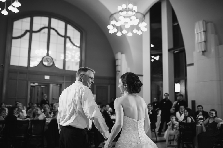 University of Michigan North Quad Dining Hall Wedding | Nicole Haley Photography