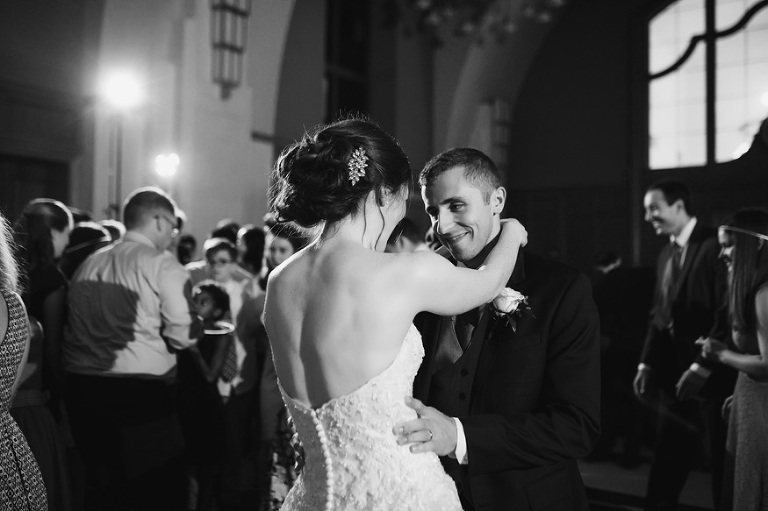 University of Michigan North Quad Dining Hall Wedding | Nicole Haley Photography