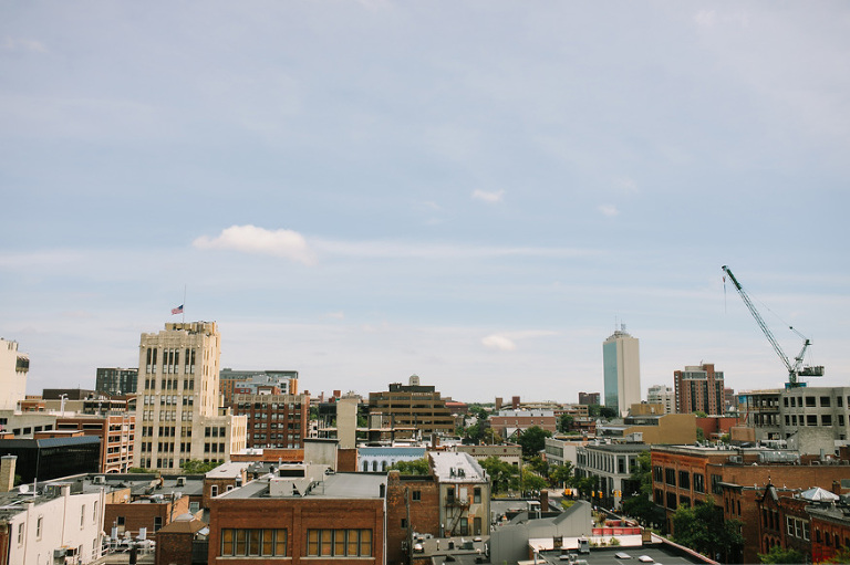 Ann Arbor wedding photos at City Apartments by Ann Arbor wedding photographer, Nicole Haley Photography.