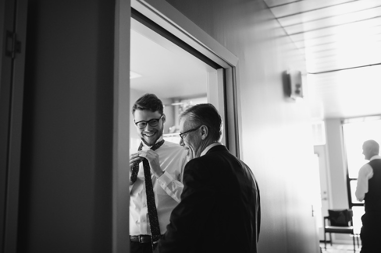 Ann Arbor wedding photos at City Apartments by Ann Arbor wedding photographer, Nicole Haley Photography.