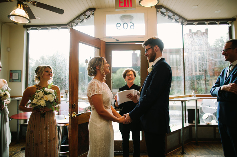Ann Arbor wedding at Jefferson Market by Ann Arbor wedding photographer, Nicole Haley Photography.