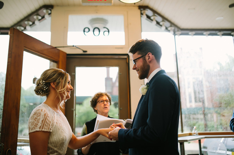 Ann Arbor wedding at Jefferson Market by Ann Arbor wedding photographer, Nicole Haley Photography.