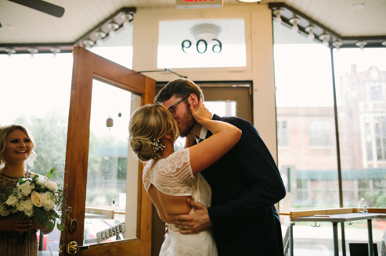Ann Arbor wedding at Jefferson Market by Ann Arbor wedding photographer, Nicole Haley Photography.