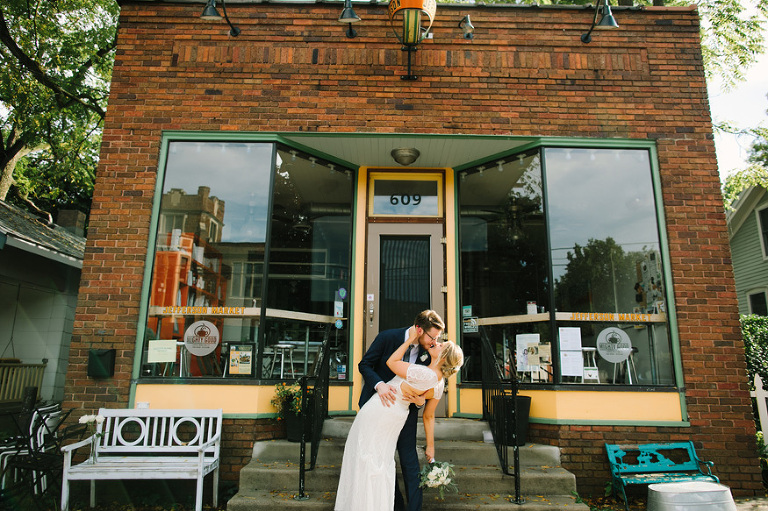 Ann Arbor wedding at Jefferson Market by Ann Arbor wedding photographer, Nicole Haley Photography.