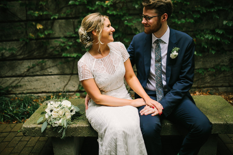 Ann Arbor wedding photos at UMMA by Ann Arbor wedding photographer, Nicole Haley Photography.