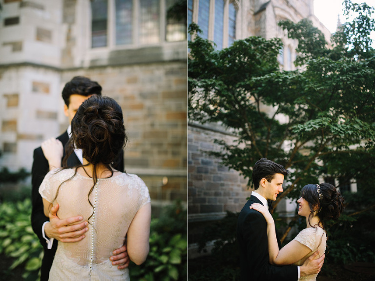 Law Quad wedding photos by Michigan wedding photographer, Nicole Haley Photography
