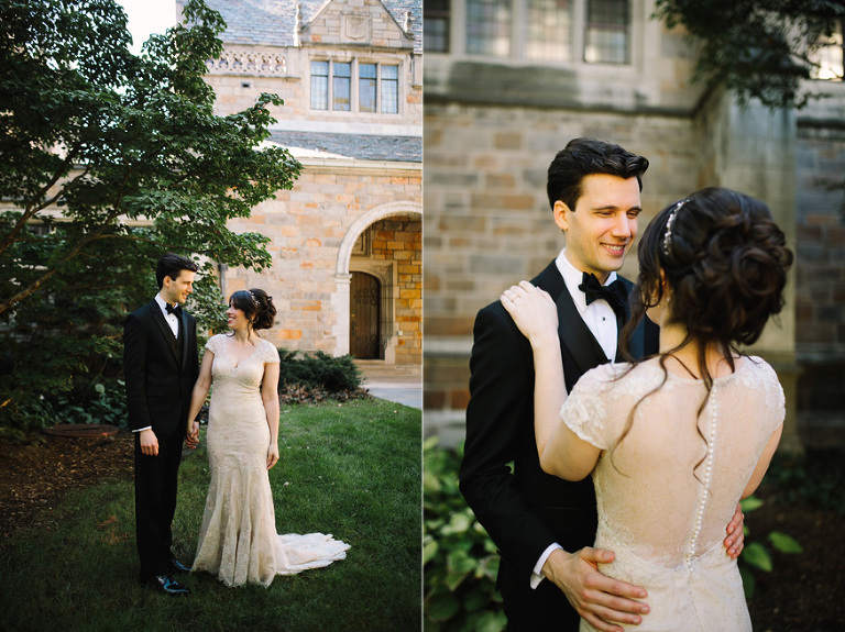 Law Quad wedding photos by Michigan wedding photographer, Nicole Haley Photography