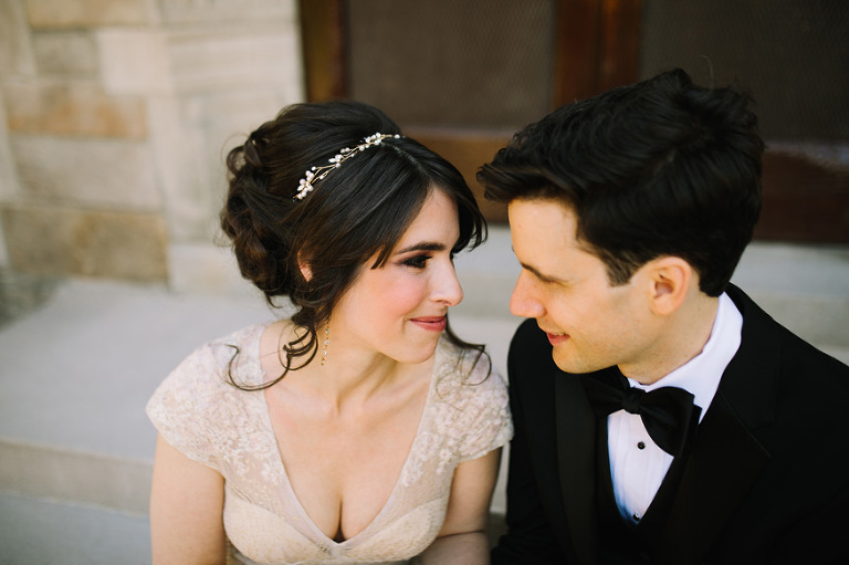 Law Quad wedding photos by Michigan wedding photographer, Nicole Haley Photography