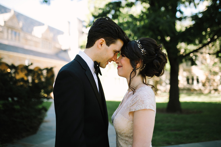 Law Quad wedding photos by Michigan wedding photographer, Nicole Haley Photography