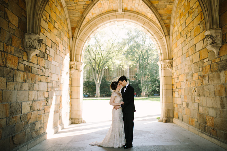 Law Quad wedding photos by Michigan wedding photographer, Nicole Haley Photography