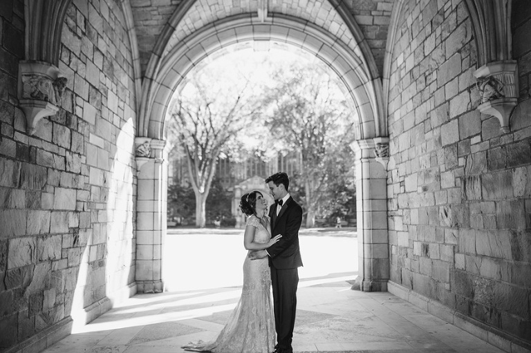 Law Quad wedding photos by Michigan wedding photographer, Nicole Haley Photography