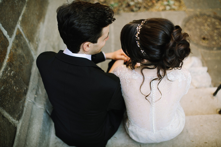 Law Quad wedding photos by Michigan wedding photographer, Nicole Haley Photography