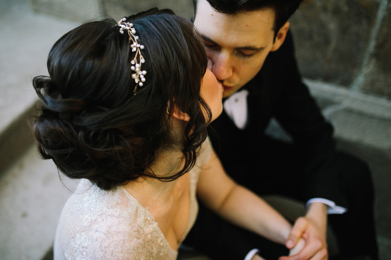 Law Quad wedding photos by Michigan wedding photographer, Nicole Haley Photography