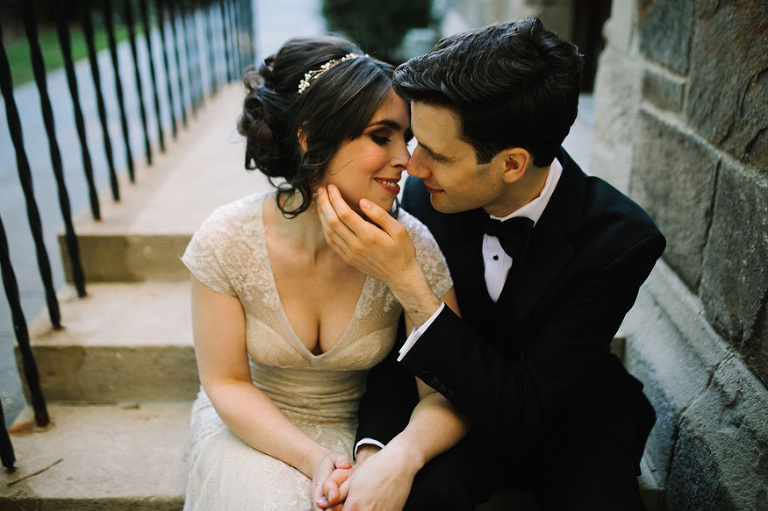 Law Quad wedding photos by Michigan wedding photographer, Nicole Haley Photography